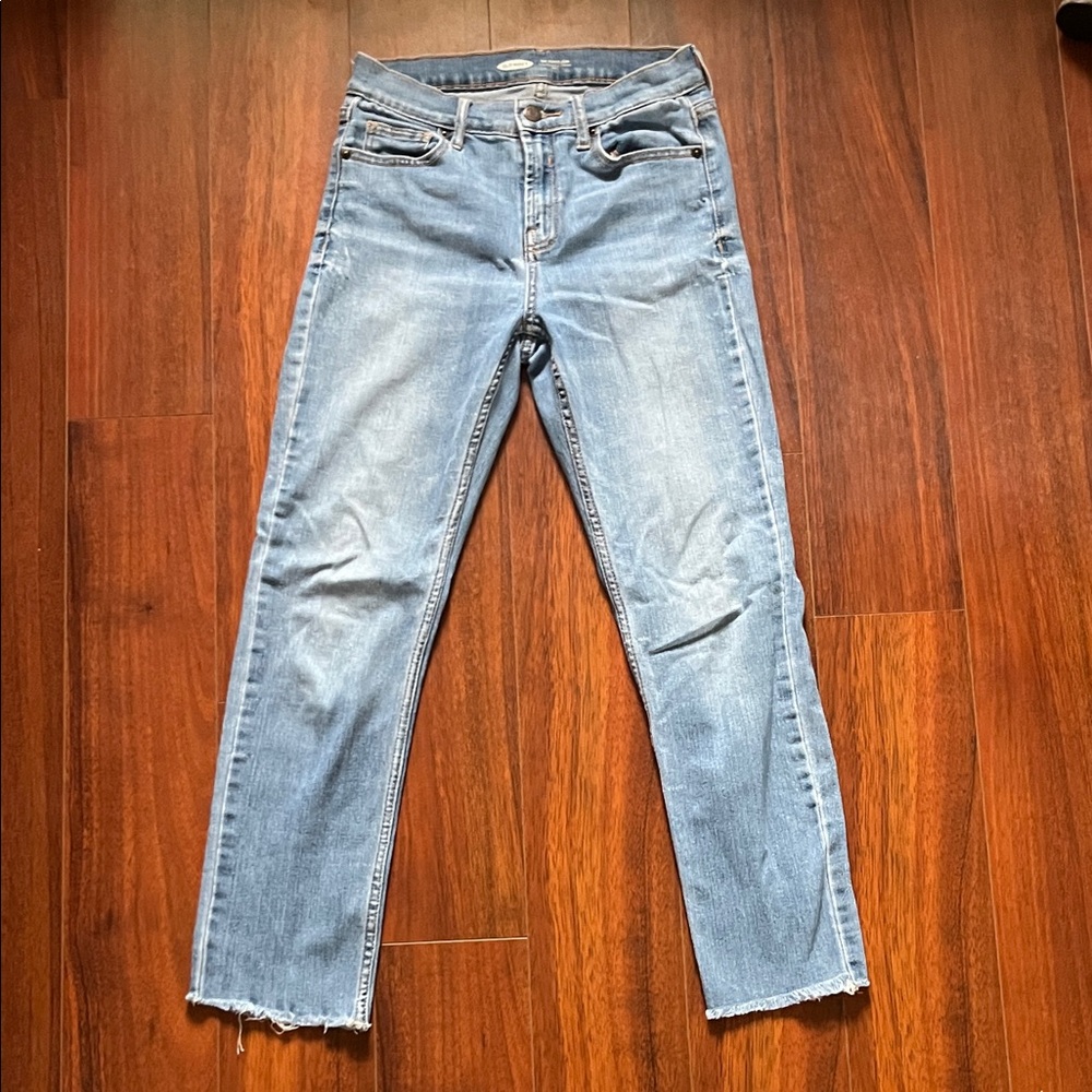 Old Navy Light Blue Ankle Jeans